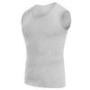 Men's Breathable Wide Shoulder Tank Top - Black & White Sleeveless Fitness Vest