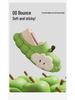 Women's Winter Cartoon Apple Cotton Slippers: Indoor Plush, Warm, Waterproof, Non-Slip Shoes