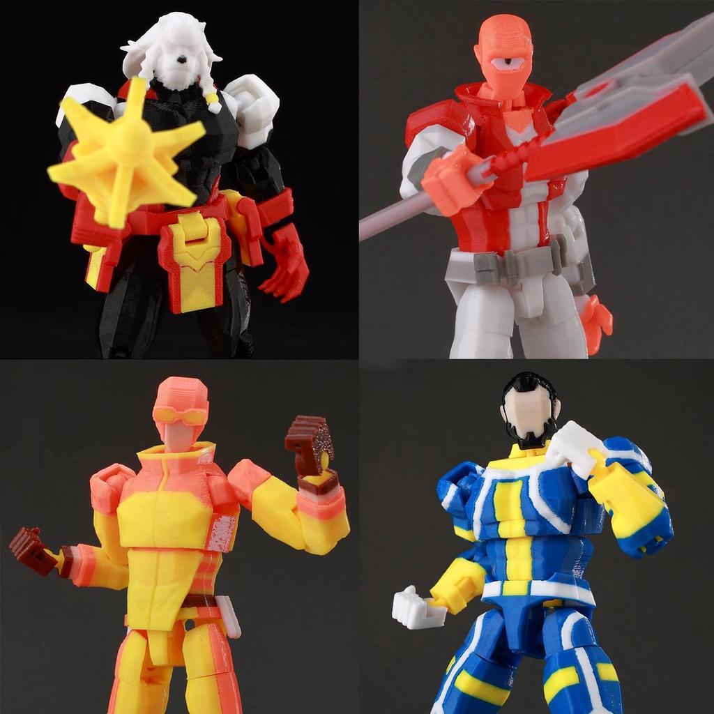 9L3D Lucky 13 Ragazzo Invincibile Conquista Omni Action Figure Modello Anime Stampato 3D Articolato Posabile Giocattolo da Collezione Regalo Fan
