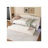 Lit de jour - Minimaliste - 90x200 cm - Beige - Lit escamotable - Lumière LED réglable