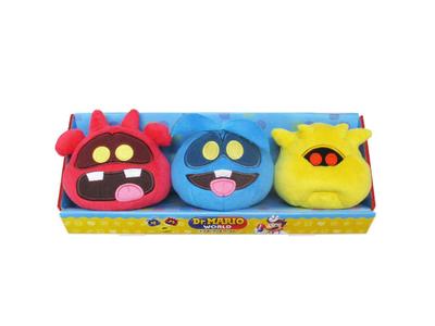 Sanei Boeki Dr. Mario World Virus Plüschtier-Set B29 x T7,5 x H9,5cm Stofftier DMP02