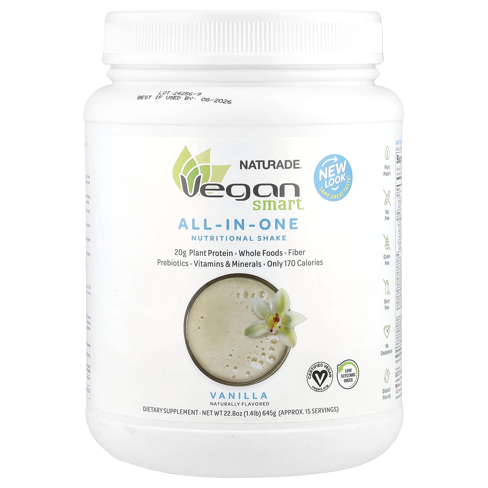 

All-in-One Nutrition Shake, Vanilla, 645G (1.42Lbs)