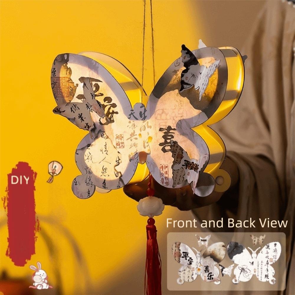 Handmade Children's Rabbit Lantern Cartoon Bunny Handmade Lamp Photography Props