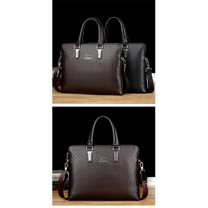 Men's Handbag Horizontal Business Briefcase Shoulder Messenger Bag