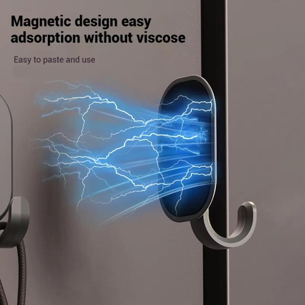 1/2/3/4PCS Heavy Duty Magnetic Hook Strong Magnetic Bathroom Hangers  for Home Kitchen Storage