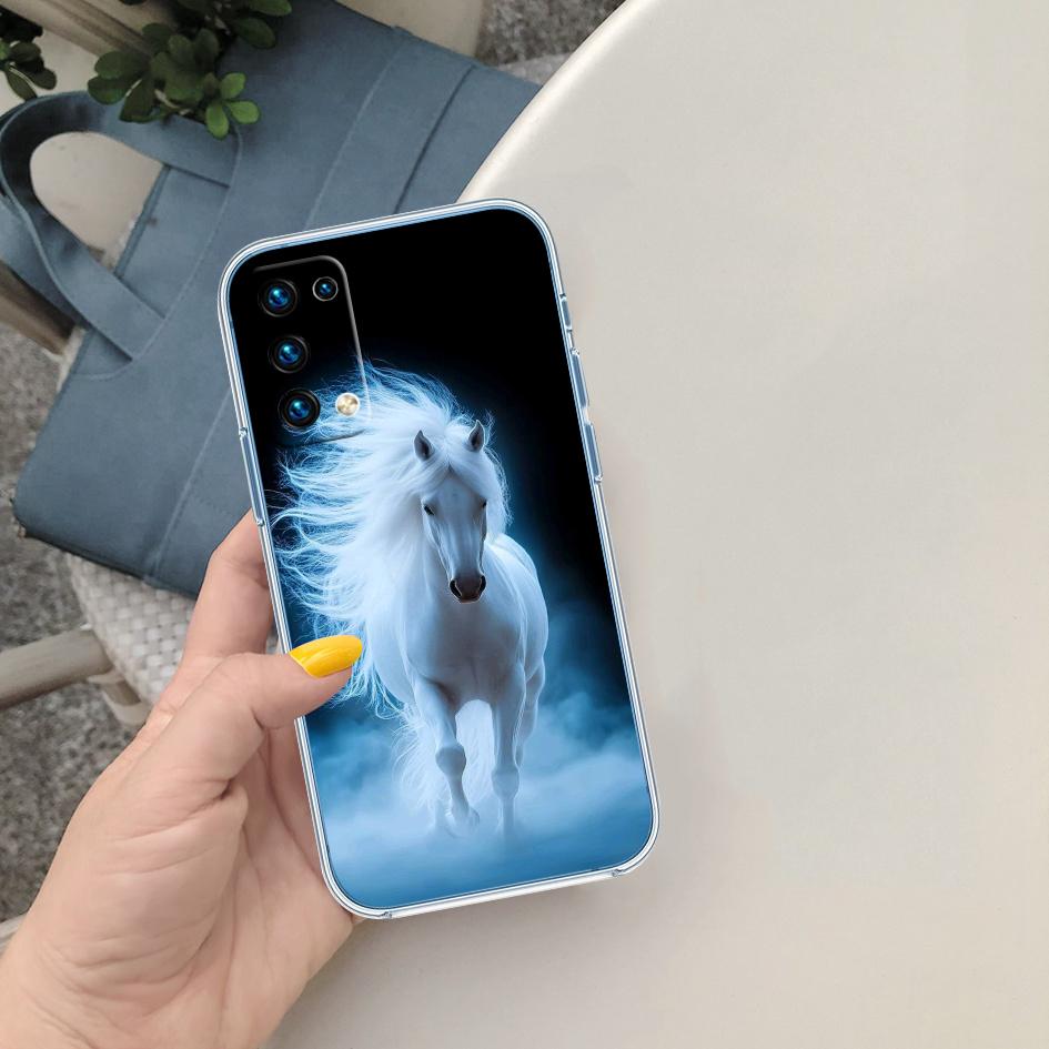FM22 Fine Horse Soft Shell Transparent Phone Case for Motorola Moto Edge 20 30 40 50 S30 Fusion Ultra Pro Neo Lite + G200 G23