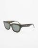 Seupeulingseuteulingseu Semi-Slim Rectangular Sunglasses Page 100 [Deep Green]