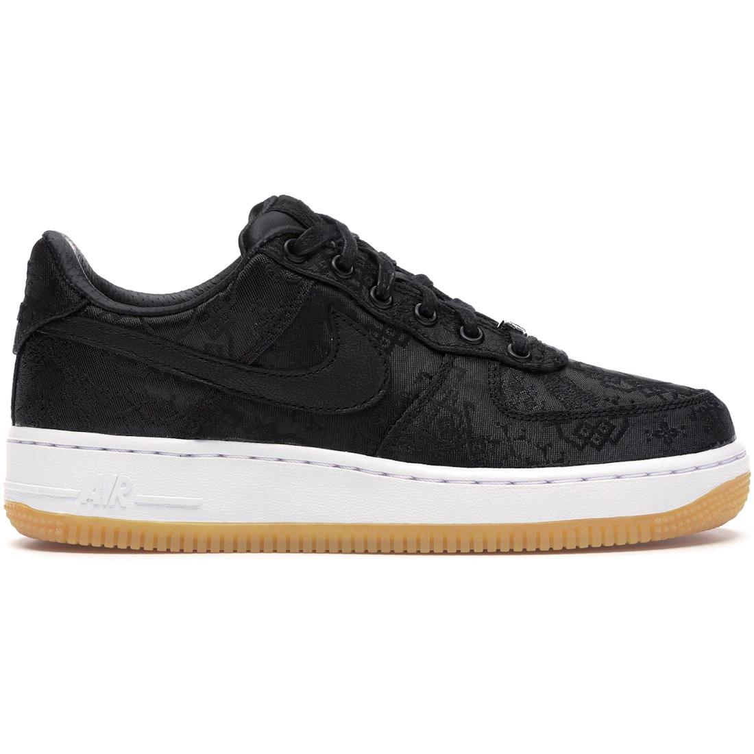 

Fragment Design x CLOT x Nike Air Force 1 Low Black Silk Унисекс Повседневные Кроссовки CZ3986-001 38