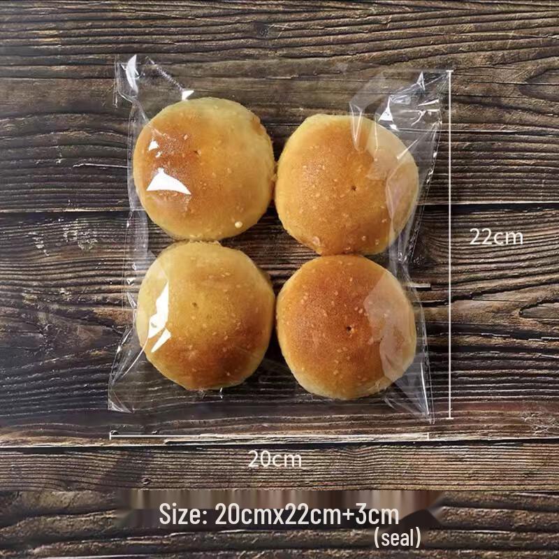 

Transparent Self-Sealing Food Packaging Bags