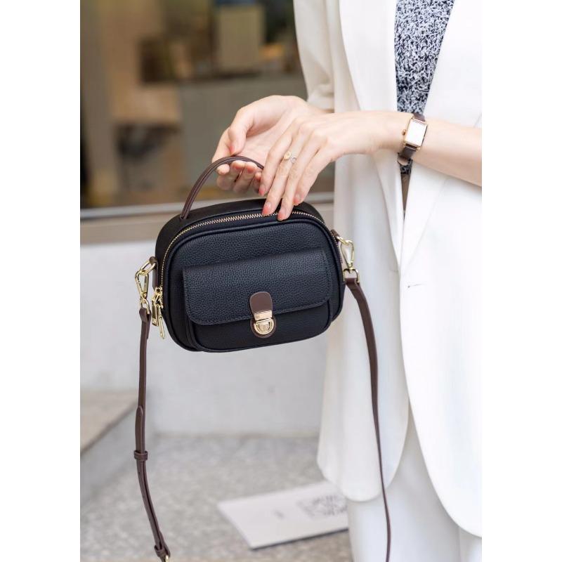 Nischendesign Kameratasche Echtes Leder Damen Kleine Quadratische Tasche Mode Erste Schicht Rindsleder Damentasche Umhängetasche Schultertasche