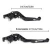 Extendable and Foldable Aluminum Alloy Modified Brake Clutch Lever 6 Levels Adjustment for Suzuki