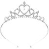 New Children's Headwear Accessories Children's Princess Crown Headband Girls Heart Shaped Accessories Birthday Hair Card Accessories