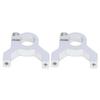 2PCS Clamping Support 1 Side 2 Post M4 Thread Aluminum Clamp Mount Robot Shaft