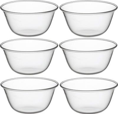Iwaki Glas Süßigkeitenbecher Joghurt 170ml x 6er Set KBT943 Hitzebeständig