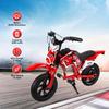 Kids Electric Dirt Bike C6,12'' 300W Brushless Motor,3-Speed LCD,16km/h,LED Controller,Moto Sound,12km Range,Electric Motorcycle for Childer