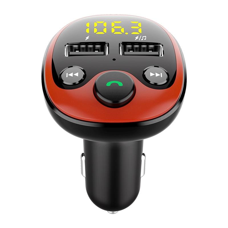 FM Radio Transmitter Car Bluetooth MP3 Player Handsfree Car Kit Dual USB Charger TF U Disk Music Player Car Accessorie