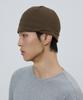 MICHIKO LONDON SPORTS Waffle Snap Beanie Khaki Brown