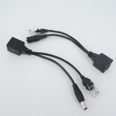 White Black POE Passive Power RJ45 DC Over Ethernet Adapter Cable POE Splitter Injector Supply Module 12-48v For IP CCTV Camea