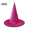 Cappello a Punta da Mago per Adulti in Velluto Cappello da Strega per Costume di Halloween con Ampio Bordo Magico Copricapo per Festival Dark Fantasy Cosplay Adulto