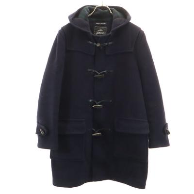 Gloverall Made In England Melton Duffel Coat M Navy Men's Used