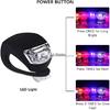 Bicycle Lights Set, Silicone LED Bike Light Clip On Bicycle Lights,Waterproof Back Bicycle Taillights Headlight for Night Riding Cycling Safety