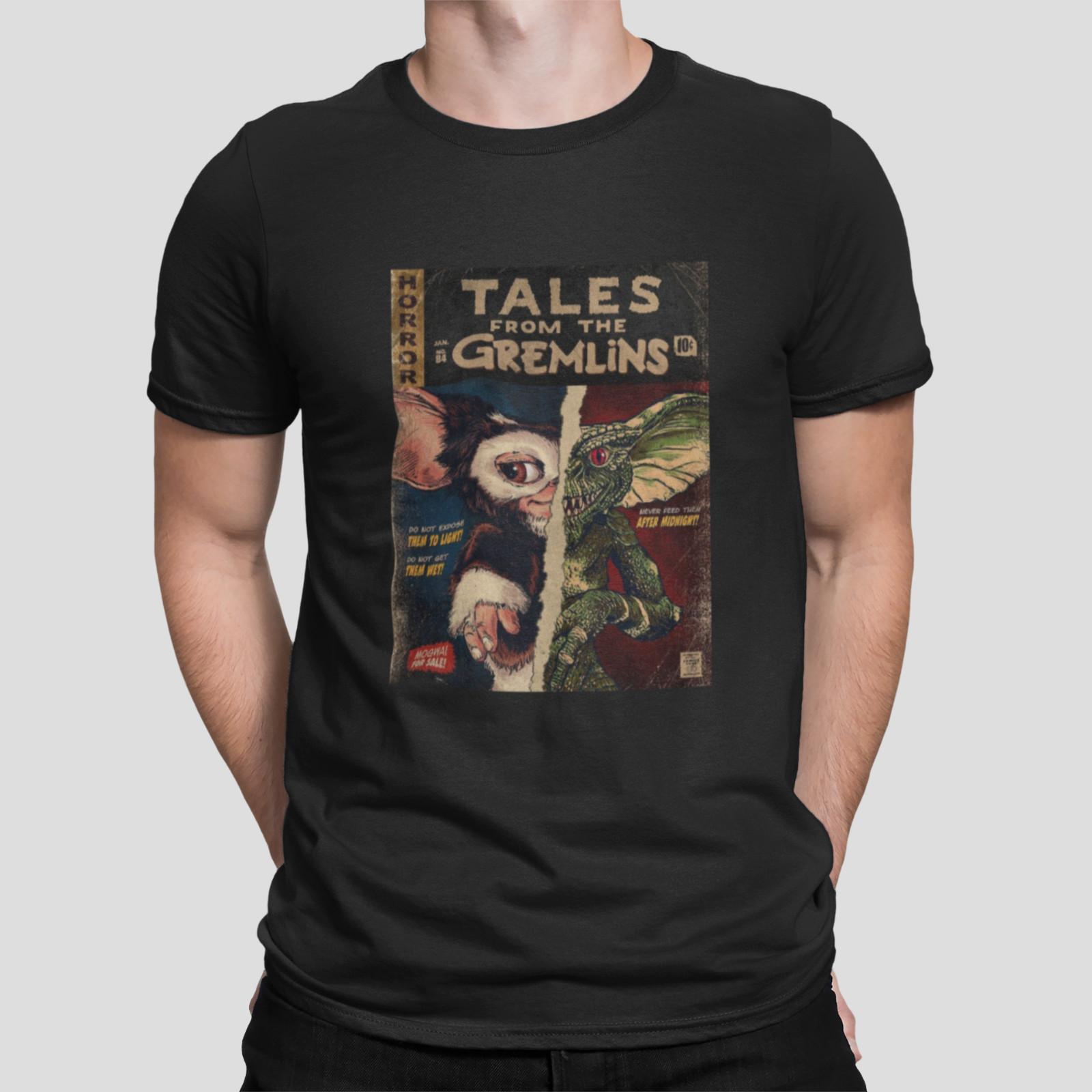 gremlins Mens T-Shirt Funny Joke Parody film movie horror sci fi Gift M