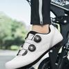 Unisex Cycling Shoes Road Mountain Bikes Breathable Lightweight Clipless Flat Pedal Compatible