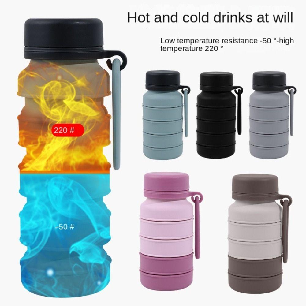

Reuseable Retractable Coffee Cup Portable Collapsible Water Cups Travel style A