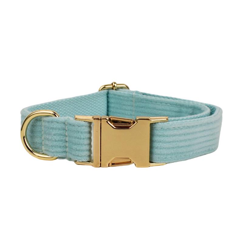 Corduroy Stripe Series Custom Dog Collar - New Style Pet Neckwear