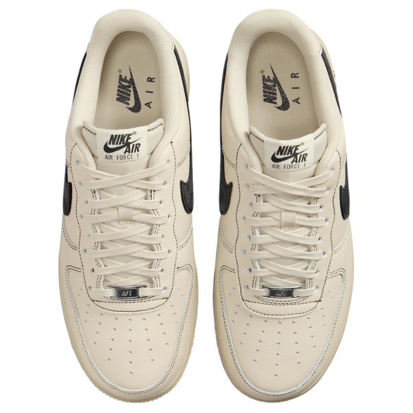 Nike Air Force 1 Cow Leather Low Top Skateboard Shoes Men's Beige HQ2037-200