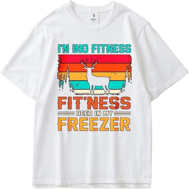Brand Summer For Her Tshirt I N No Fitness Fitness Deer In My Freezer Short Sleeve Soft O Neck Tops Everyday Tee Premium Gift