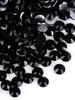 Jet black 288 pieces SS30 Glass crystals, non-hot fixed rhinestones, flat stones for DIY nail art, fabric decoration and clothing