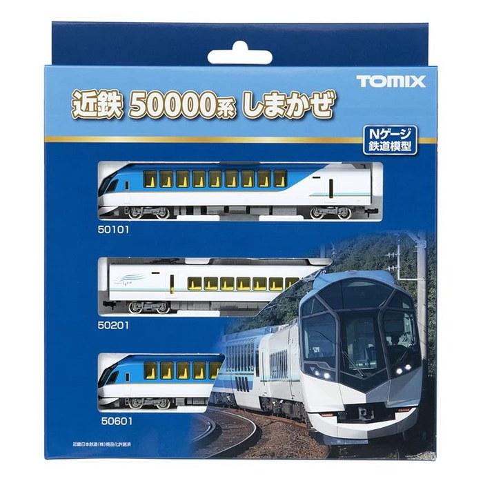 TOMYTEC TOMIX N Gauge Kintetsu Railway 50000 Series Shimakaze Basic Set 98461 Model Railroad Multicolor