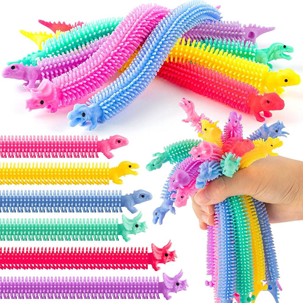 5 Pezzi Verme Fidget Noodle Corda Elastica Kawaii Unicorno Gadget per Feste per Bambini Autismo Giocattoli Sensoriali Juguetes Antiestrés Para Niños