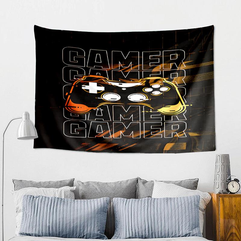 Geek Gamer Culture Printed Tapestry, Wall Hanging,Livingroom, dormitory, Large Wall Decor, Fabric Decor Fan Birthday Gifts