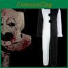 Terrifier Halloween Cosplay Clown Horror Role Play Adult Bodysuit Costume Party