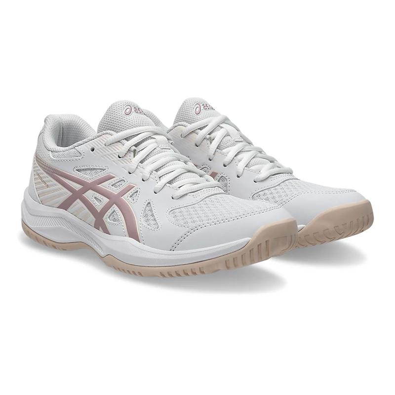 ASICS UPCOURT 6 Breathable Abrasion Resistant Low top Training Shoes Women's White Pink 1072A107-104