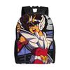 Pegasus Seiya SAINT SEIYA Anime Stars 3 Backpack Ita Bag Mochila Cool School Retro Washable Rucksack