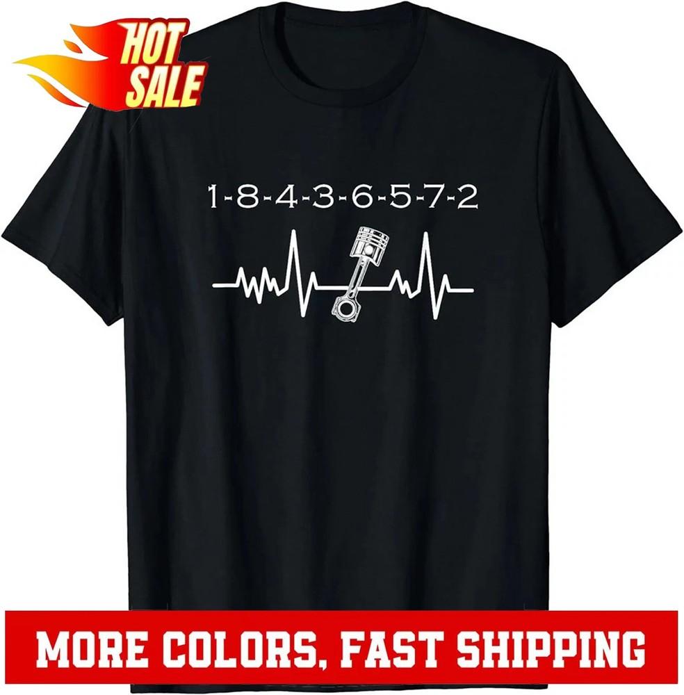 

18436572 Firing Order Small Block Engine V8 Big Block TShirt Unisex T-Shirt XL