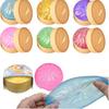 Neues Glitzer Knet-Teigtaschen Squishy Spielzeug Gedämpftes Brötchen Stressabbau Weiches Squishy mit Dampfgarer-Box für Kinder und Erwachsene