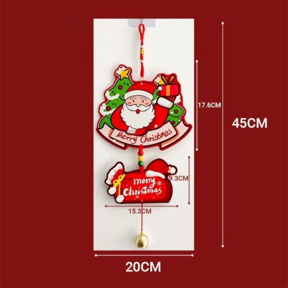 Weihnachtsdekoration Weihnachtsmann Weihnachts-Hängeanhänger 45cm Papier Weihnachten Windspiel Schneemann Metall Weihnachtsbaumschmuck Festliche Deko