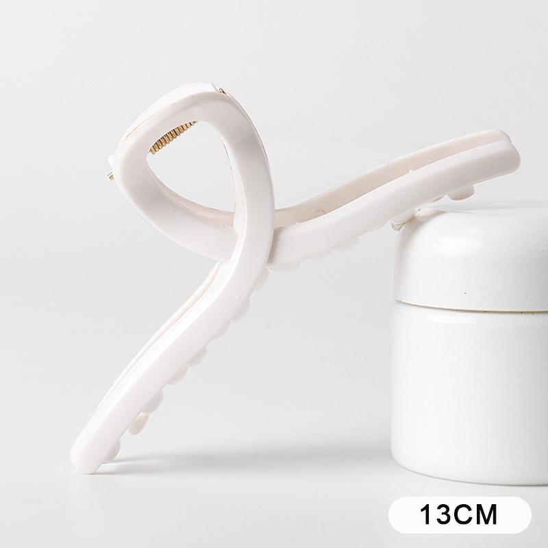 Soft Silicone Hairpin Shark Clip Hairpin Soft Anti-Collision Back Head Clip Anti-Fall Durable Square Keel Clip