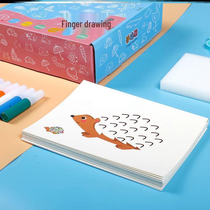 Preschool Art & Craft Materials: DIY, Finger Painting & Coloring Fun Set