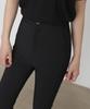 Jikeulib Secret Banding High-Waisted Spandex Black Slacks