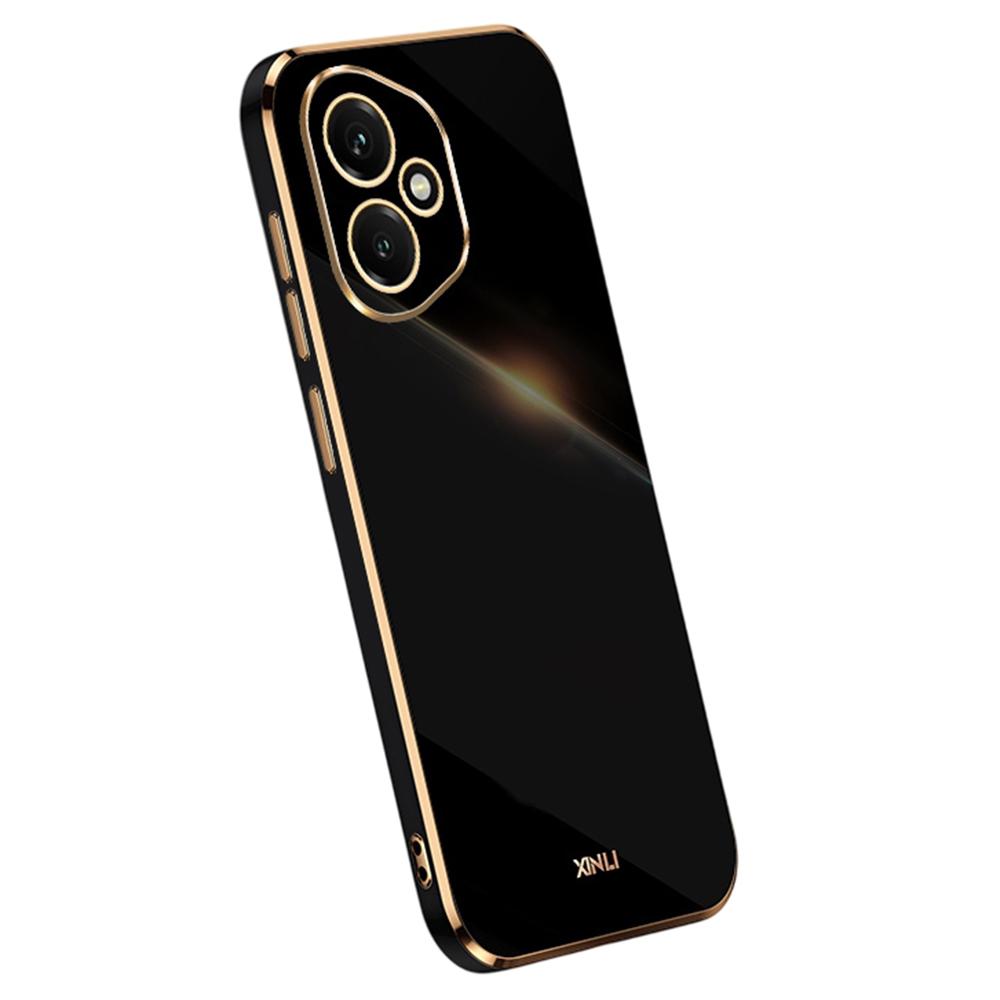 XINLI For Honor 400 5G (Global) Case TPU Phone Cover with Electroplating Frame