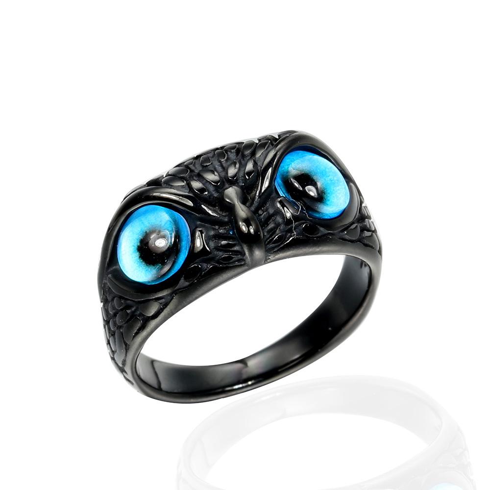 Personality Trend Ring, Vintage Halloween Owl Ring, European and American Ring 2026