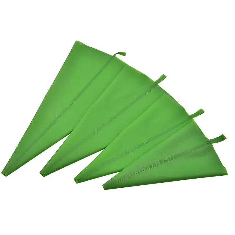 

DIY Silicone Icing Piping Pastry Bags Reusable Cream Bag Cupcake Decorating Baking Tools Kitchen Accessories Fondant Sugarcraft 10 inches зелёный