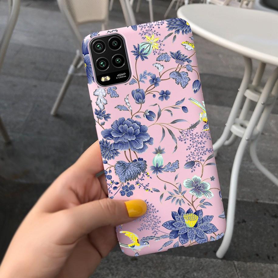 For Xiaomi Mi 10 Lite 5G Case Cute Cartoon Cow Soft-Touch Silicone Bag Back Cover For Xiomi Mi 10 Lite 5G Protector Bumper Funda