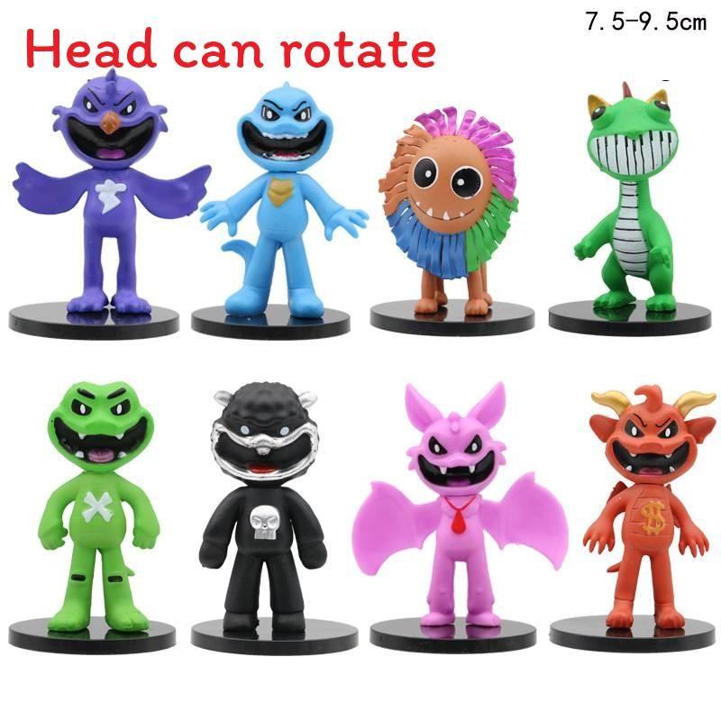 Playtime 4 Poppy Smiling Critters Figure Head Turnable Doll Model Ornament Cake