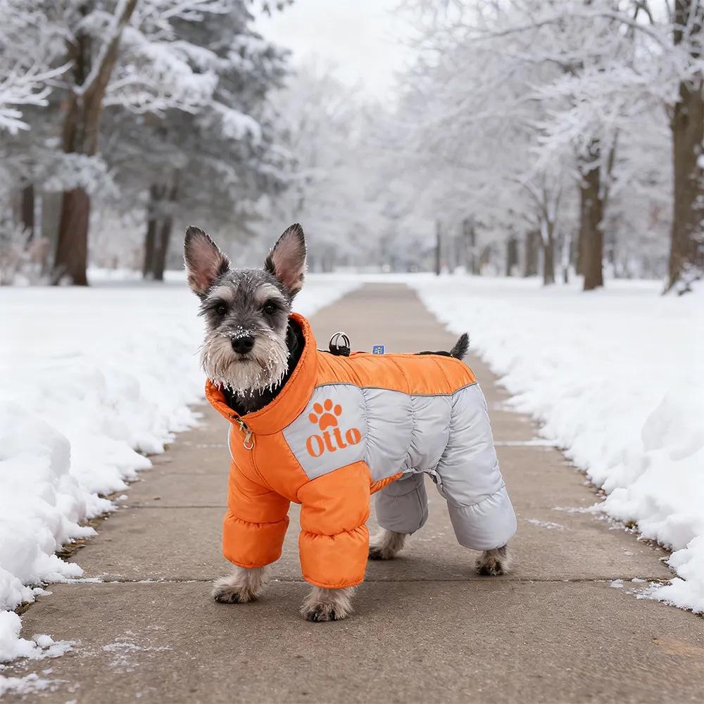 Reflektierende Wasserdichte Hundejacke - Warmer Vierbeiniger Wintermantel